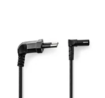 Nedis CEGL11075BK30 tápkábel IEC-320-C1, 90°-os szögben hajlított, 3m