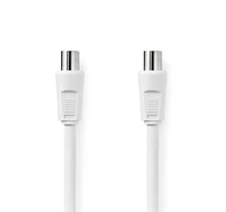 Nedis CSGL40000WT15 koax kábel, dugó - aljzat, 90 dB, 75 Ohm Dupla árnyékolás, 1,5m