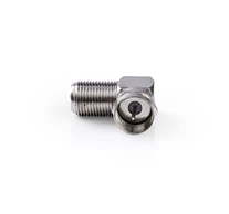 Nedis CSGP41942ME F adapter 90°,  F dugó - F aljzat, 10db/csomag