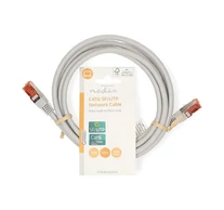 Nedis CCGL85220GY20 UTP / FTP Cat6 patch kábel, RJ45 aranyozott érintkezők, 10/100/1000 Mbit/s, hossz 2m