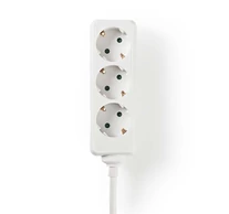 Nedis EXSO315F1WTB földelt 3 aljzatos elosztó, 1,5m, H05VV-F 3G1,5mm2, 3680 W | 16 A