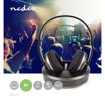 Nedis HPRF210BK rádiófrekvenciás vezeték nélküli RF fejhallgató, akkumulátoros