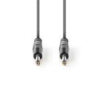 Nedis COTH23000GY15 félprofi audio kábel, 2 x 6,35mm mono jack dugó, hossz 1.5m, rugalmas