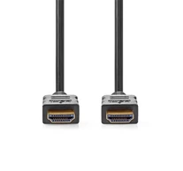 Nedis CVGL34060BK20 ultra HD HDMI kábel, HDMI dugó - dugó, 4K@60Hz, ARC, 18 Gbps, aranyozott csatlakozók, hossz 2m