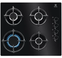 Electrolux EGG6407K Black Built-in 59 cm Gas 4 zone(s)