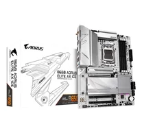 GIGABYTE B650 AORUS ELITE AX ICE Motherboard - Supports AMD Ryzen 9000 CPUs, 12+2+2 Phases Digital VRM, up to 8000MHz DDR5 (OC), 1xPCIe 5.0 + 2xPCIe 4.0 M.2, Wi-Fi 6E, 2.5GbE LAN, USB 3.2 Gen 2x2