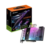 GIGABYTE AORUS GeForce RTX 5080 XTREME WATERFORCE WB 16G Graphics Card - 16GB GDDR7, 256bit, PCI-E 5.0, 2805MHz Core Clock, 3 x DP 2.1a, 1 x HDMI 2.1b, NVIDIA DLSS 4, GV-N5080AORUSX WB-16GD