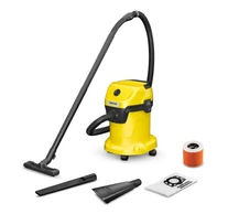 Universal hoover KARCHER WD 3 V-17/4/35 + nozzles 17 l 1000 W (1.628-124.0) Black, Yellow