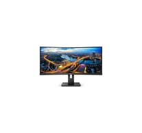 PHILIPS Ívelt VA monitor 34" 345B1C, 3440x1440, 21:9, 300 cd/m2, 5ms, HDMI/DisplayPort/USB-C/4xUSB, LAN, hangszóró