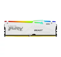 Kingston Technology FURY Beast 128GB 5600MT/s DDR5 CL40 DIMM (Kit of 4) White RGB XMP