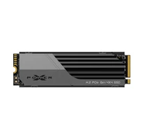 SILICON POWER PCIe Gen 4x4 XS70 Internal solid state drive SSD 2TB M.2 2280 NVMe 1.4 (SP02KGBP44XS7005) Black, Grey