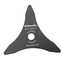 Riwall PRO Háromfogú vágópenge bozótvágókhoz (350 x 25,4 x 4 mm)