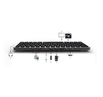 RAPOO 00226412, UCK-6001 BILLENTYŰZET USB TYPE-C DOKKOLÓ ÁLLOMÁS (HU)