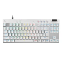 Logitech G PRO X TKL Rapid keyboard Gaming USB QWERTY US International White