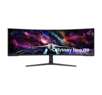 SAMSUNG Ívelt Gaming 240Hz VA monitor 57" G95NC, 7680x2160, 32:9, 420cd/m2, 1ms, 3xHDMI/DP/2xUSB