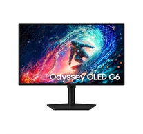 SAMSUNG Gaming 240Hz Odyssey G6 OLED monitor 27", QHD (2560x1440), 16:9, 200cd/m2, 0,03ms, DisplayPort/HDMI,