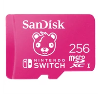 SANDISK 215473, microSDXC KARTYA NINTEn SWITCH - 256GB, 100/90 MB/s Fortnite EDT.