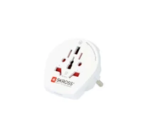 Utazó Adapter Világ-to-Europe Földelt