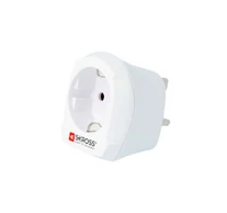 Utazó Adapter Europe to UK Földelt