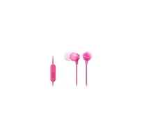 SONY MDREX15APPI.CE7, 18-22000 Hz, 16 ohm, 3.5 mm Jack, 1,2 m Vezetékes szilikonos Fülhallgató mikrofonnal, Rózsaszín