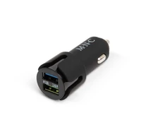 MNC 55054BK SZIVARGYÚJTÓ ADAPTER 2 X USB  2,1 A FESZÜLTSÉGMÉRŐVEL