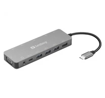 SANDBERG Dokkoló, USB-C 13-in-1 Travel Dock