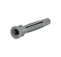 Univerzális tipli+csavar, szürke  M6x40mm, PA6.6