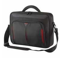 TARGUS Notebook táska Briefcase / Classic 14" Clamshell Case - Black/Red
