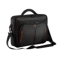 TARGUS Notebook táska CN415, Classic+ 15-15.6" Clamshell Laptop Bag - Black/Red
