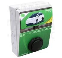E-AUTÓ TÖLTŐÁLLOMÁS 22kW  3×32A/400V 22kW TYPE2