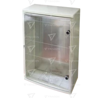 Műanyag elosztószekrény átlátszó ajtóval  HxWxD=800x600x260mm, IP65, IK10, 1000V AC/DC, RAL7035