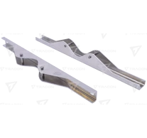 Oszloprögzítő készlet (Al)  L×W×D=450×25×1,5mm