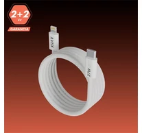 Avax CB611W TÖLTŐKÁBEL USB-C - LIGHTNING 27W, MÁGNESES, FEHÉR
