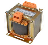 Normál, egyfázisú kistranszformátor  230V / 42-110-230V max.250VA
