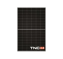 TW Solar 470W fotovoltaikus modul, félbevágott, N típusú, egyoldalas, dupla üvegezésű, 30 mm, fekete keret, EVO2 csatlakozó, 1200 mm-es kábel