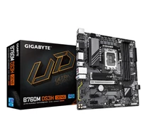 GIGABYTE B760M DS3H GEN5 Motherboard - Supports Intel Core 14th Gen CPUs, 6+2+1 Phases Digital VRM, up to 5600MHz DDR5, 2xPCIe 4.0 M.2, 2.5GbE LAN, USB 3.2 Gen2