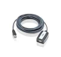 Aktív USB 2.0 Hosszabbító Kábel USB A Dugó - USB A Aljzat 5 m Szürke