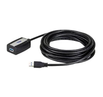 USB 3.0 Kábel USB A Aljzat - USB A Dugó 5 m Fekete