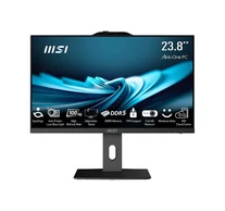 MSI AIO PRO AP242P 14M-892XEU i5-14400 23.8" IPS LED FHD Non-Touch Anti-Glare 16GB SSD 500GB M.2 AX211 WiFi 6E No OS Black