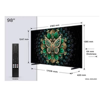 TCL C6K 98C6K TV 2.49 m (98") 4K Ultra HD Smart TV Wi-Fi Metallic