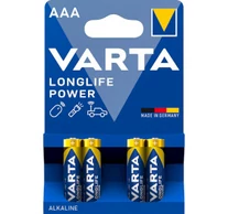 Alkáli elem AAA | 1.5 V DC | 4 buborékfóliás kártya