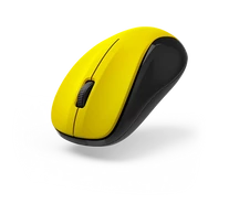 Hama 00173023 VEZETÉK NÉLKÜLI OPTIKAI EGÉR  "MW-300 V2", SÁRGA