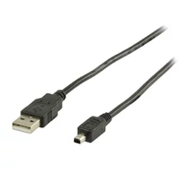 USB 2.0 Kábel USB A Dugó - Mitsumi 4 Pólusú Dugasz 2.00 m Fekete