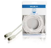 Antenna Kábel F Gyorscsatlakozó Dugasz - F Gyorscsatlakozó Dugasz 10.0 m Fehér