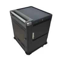 Ewent EW1703 portable device management cart/cabinet Black, Grey
