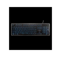 WHITE SHARK  TACHI-B/US WS GK-003141B-US vezetékes membrán gamer billentyűzet, 104 gomb fekete (angol)