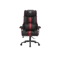 WHITE SHARK WS LE MANS LE MANS fekete/piros gamer szék, puha nyak, fej és hát párnák, lélegző felület, 120 kg-ig