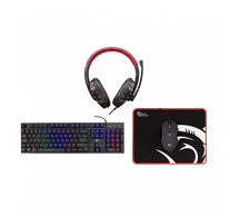 WHITE SHARK COMANCHE-3 gamer combo billetyűzet (magyar) + egér + fejhallgató + egérpad