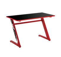 WHITE SHARK ZZ gamer asztal fekete/piros