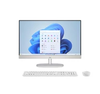 HP AIO 24-cr0124nw i3-N300 23.8"FHD IPS 250nits AG 8GB DDR4 3200 SSD512 UHD Cam720p kB+Mouse Win11 Shell White 2Y